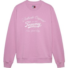 Tommy Jeans Kadın Sweatshirt DW0DW20942 Pembe
