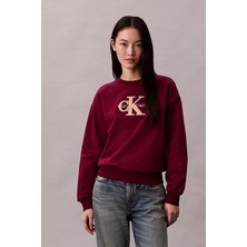 Calvin Klein Jeans Kadın Sweatshirt LV047E825G Mor