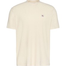 Calvin Klein Jeans Erkek Tişört LV04RD008G Beyaz