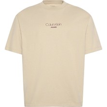 Calvin Klein Jeans Erkek Tişört LV04RC851G Kahverengi