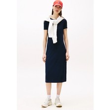 Tommy Jeans Kadın Elbise DW0DW19721 Mavi
