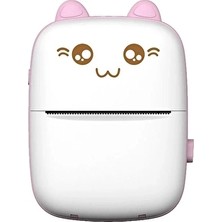 Acton Mini Fotoğraf Yazıcı Kablosuz Baskı Makinesi Ios Android Uyumlu Termal Printer