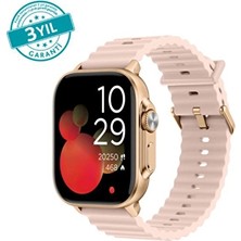 Ttec Tempus 51 mm Tft Ekranlı Dikdörtgen Metal Kasa Akıllı Saat 2SW03RA-ROSE Gold
