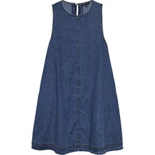 Tommy Jeans Kadın Elbise DW0DW22341 Mavi