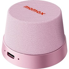 Özdilek Momax BS6HKP Vibe Go  Manyetik Wireless Taşınabilir Kablosuz Bluetooth Hoparlör Pembe