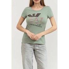 Ea7 Kadın Tişört 7W000182AF10373 Yeşil