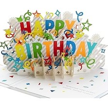 Nacario Hallmark Signature Paper Wonder Pop Up Doğum Günü Kartı (Happy Birthday)