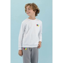 Haribo Erkek Çocuk Sweatshirt HRBTXT300-WHT