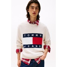 Tommy Jeans Erkek Kazak DM0DM22105 Bej