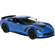 Maisto 1/24 2015 Model Corvette Z06 Model Araba Mavi