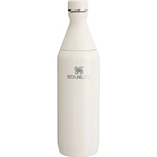 Stanley All Day Slim Bottle Vakum Yalıtımlı Şişe Cream 0,6 Litre