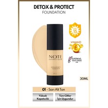 Note Detox Protect Foundation Fondöten 01 30 ml