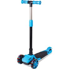 Cool Wheels Tulpar Işıklı Katlanır Scooter Mavi