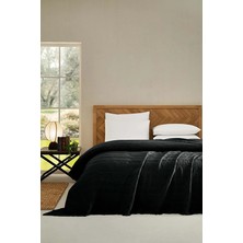 Cottons &amp; Clouds Striped Waffle Throw Örtü 140 x 245 cm