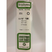 Evergreen 231 8,70*355 mm Yuvarlak PROFIL-3ADET -Beyaz