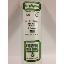 Evergreen 230 7,90*355 mm Yuvarlak PROFIL-3ADET -Beyaz