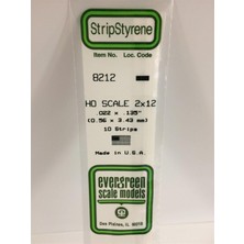 Evergreen 8212 Plastik ÇITA-355MM BOY-0,56X3,43MM-10 Adet -B