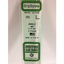 Evergreen 291 1,5*355 mm Köşebent-L CUBUK-4ADET -Beyaz