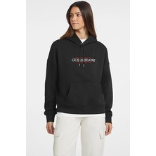 Guess Jeans Kadın Sweatshirt W4YQ15KC811 Siyah