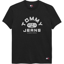 Tommy Jeans Erkek Tişört DM0DM22551 Siyah