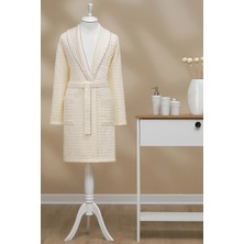 Özdilek Textured Waffle Şal Yaka Bornoz