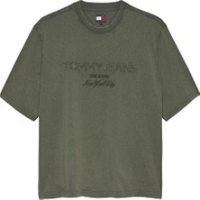 Tommy Jeans Erkek Tişört DM0DM22330 Yeşil