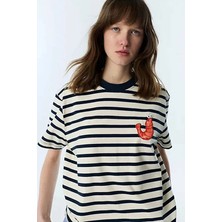 Twist Kadın Tişört TS1260070142 Lacivert