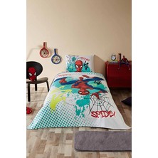 Özdilek Spiderman Spidey Hero Tek Kişilik Lisanslı Lastikli Çarşaf Çocuk Pike Takımı