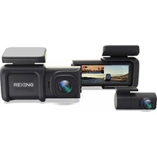 Rexing Dt2 Fhd 1080P Wifi Araç Kamerası + 32 GB Sd Kart [ön+Arka Kamera]