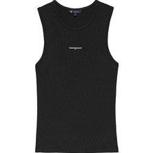 Tommy Jeans Kadın Tişört DW0DW22282 Siyah