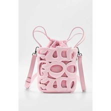 Fungoofun Kadın Çapraz Çanta F547 Pembe