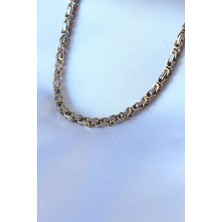 Valeo 316L Çelik Mix Renk Kral Zincir Model Erkek Kolye 5886 - 8098-1785