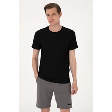 Pierre Cardin Slim Fit Kısa Kol Erkek Tişört 2197715 Siyah