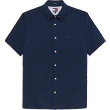 Tommy Jeans Erkek Gömlek DM0DM22786 Mavi