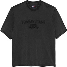 Tommy Jeans Erkek Tişört DM0DM22330 Siyah