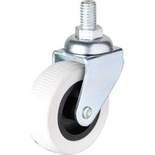Hts 322 - 50X20 mm Gri Vidalı Teker 4 Adet