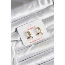 Valeo 14K Gold Renk Kaplama cm Kadın Küpe 5886 - 3642-6614