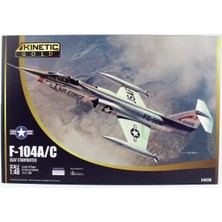Kinetic K48096 1/48 Ölçek, F-104A/C (Usaf Startfighter) Savaş Uçağı, Plastik Model Kiti