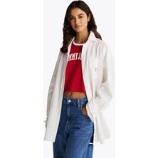 Tommy Jeans Kadın Gömlek DW0DW19357 Beyaz