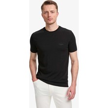 Pierre Cardin Slim Fit Erkek Tişört Pu 10700 Siyah