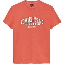 Tommy Jeans Erkek Tişört DM0DM22520 Kırmızı