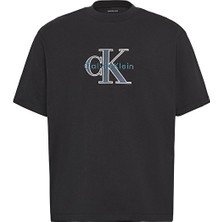Calvin Klein Jeans Erkek Tişört LV04RE815G Siyah