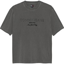 Tommy Jeans Erkek Tişört DM0DM22545 Siyah