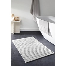 Cottons &amp; Clouds Stripe Banyo Paspası 61 x 102 cm
