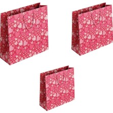 Keskin 170123-99 Karton Çanta K2 Pembe Kalpler