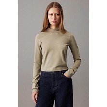Calvin Klein Jeans Kadın Sweatshirt J20J224763 Yesıl