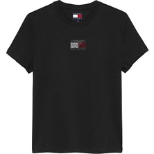 Tommy Jeans Kadın Tişört DW0DW21965 Siyah