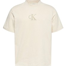 Calvin Klein Jeans Erkek Tişört LV04RD253G Beyaz