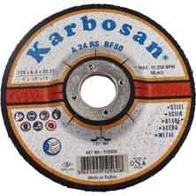 Karbosan Bombeli Flex Taşlama Taşı (125X6.4X22 A)