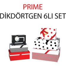 Gıpta BX1841 Prıme Dikdörtgen 6lı Kutu Set
